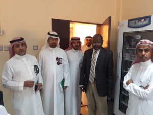 A Delegation from the Presidency of Meteorology and Environment Visits the College of Public Health and Health Informatics